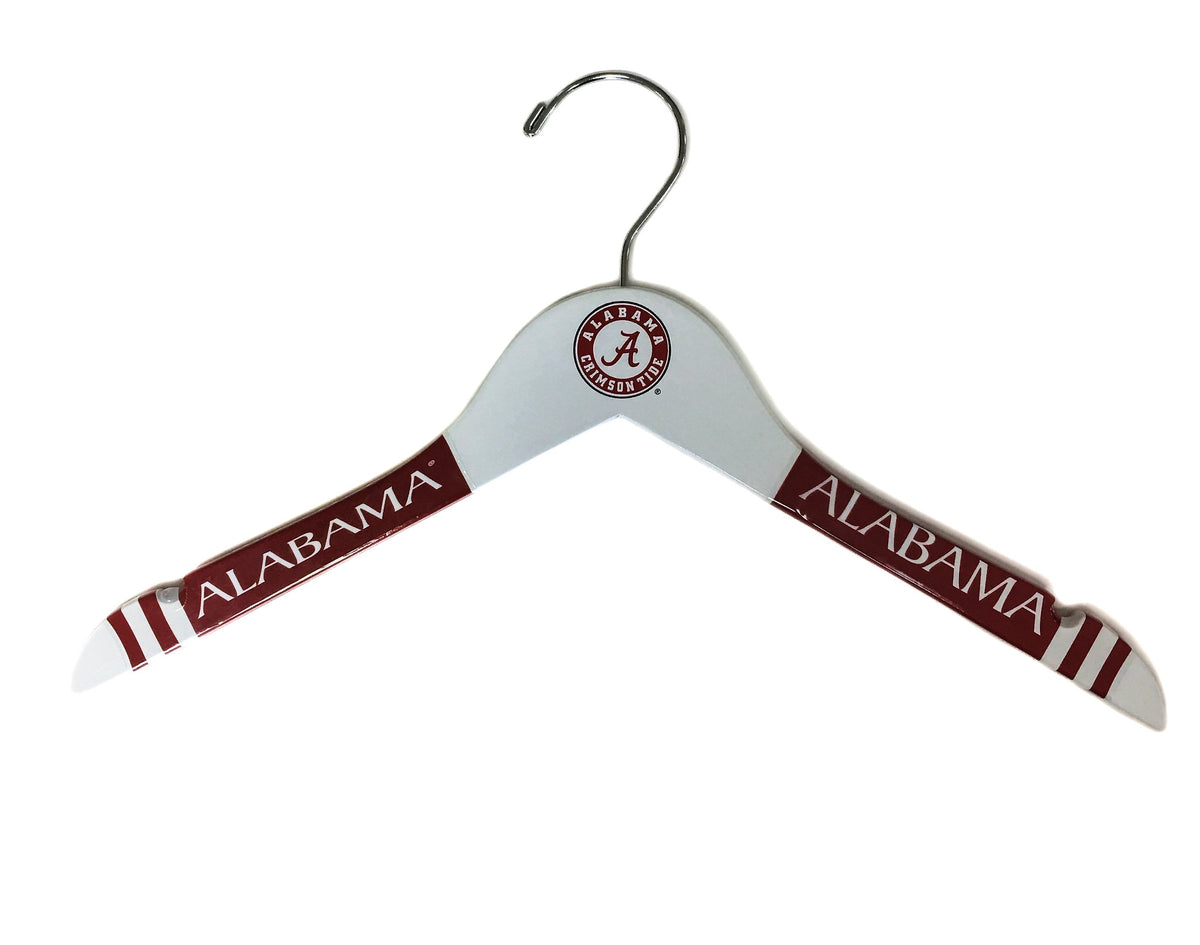 Alabama Crimson Tide Children's White Wooden Hangers –