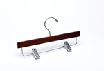 Load image into Gallery viewer, Baby Dark Walnut Top &amp; Bottom Wooden Hangers Mixed Pack
