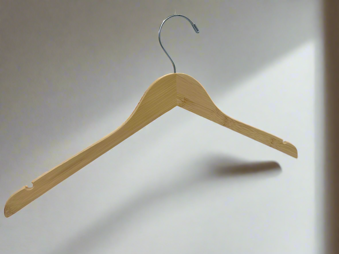 Natural Slim Wooden Clothes Hangers