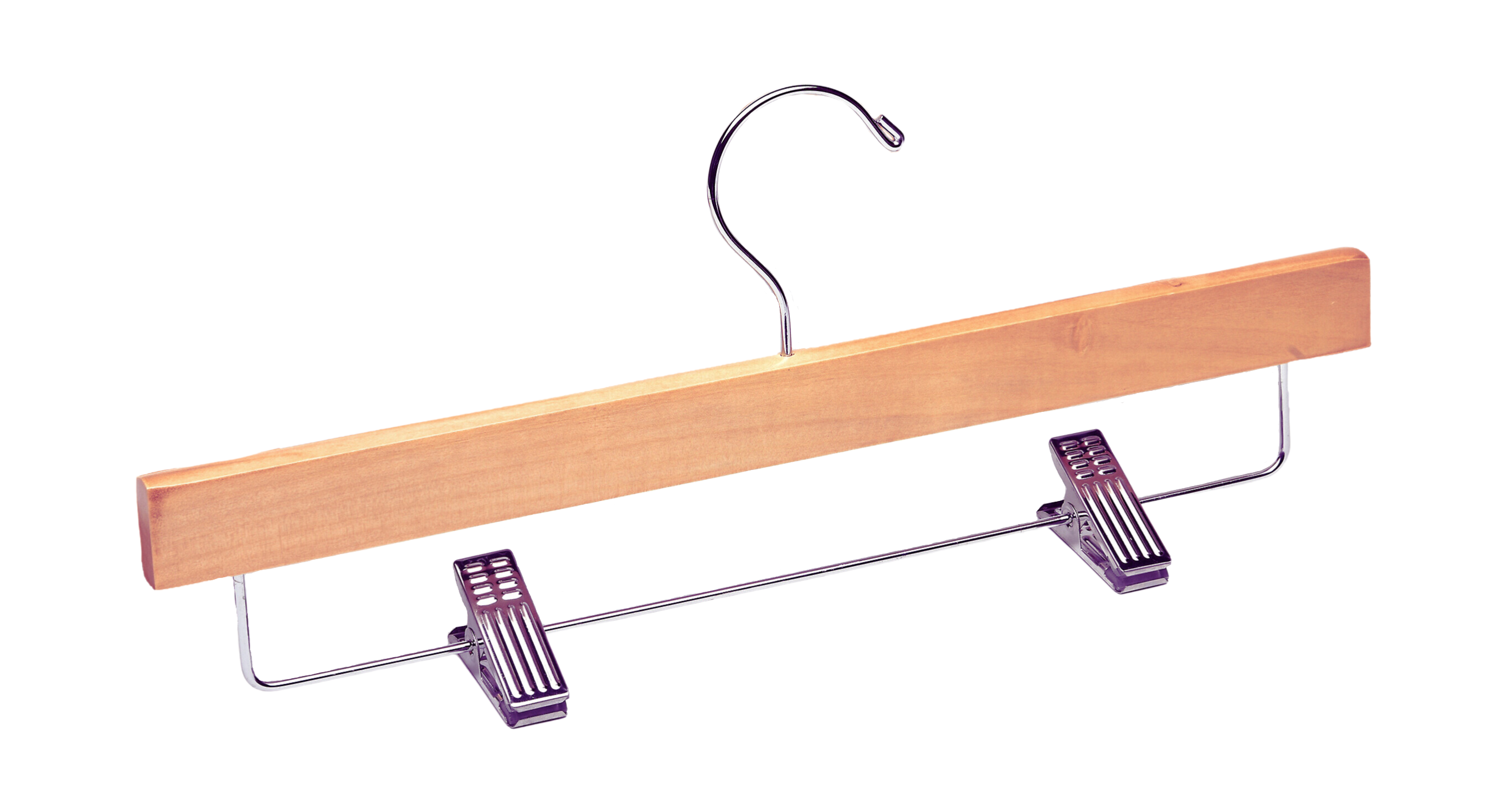 Natural Top & Bottom Wooden Hangers Mixed Pack