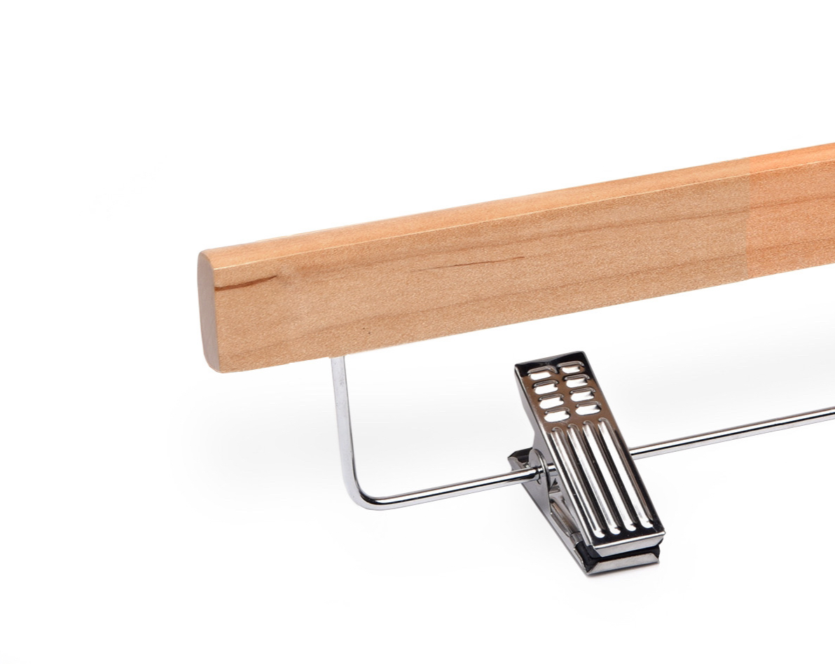 Natural Top & Bottom Wooden Hangers Mixed Pack