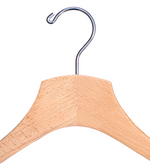 Load image into Gallery viewer, Natural Wooden Jacket Hangers
