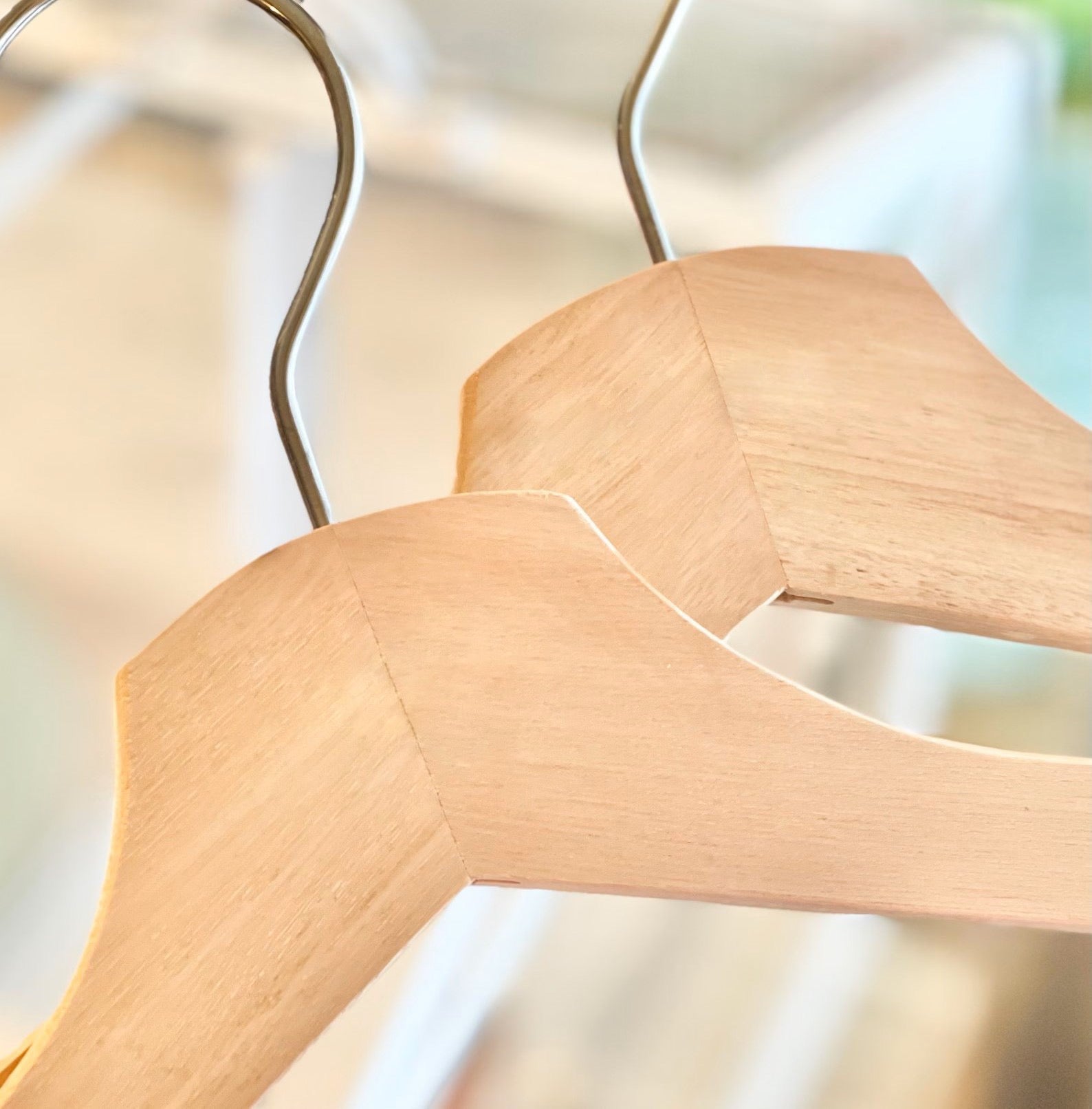 Natural Wooden Dress Shirt Hangers