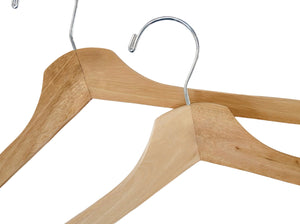 Natural Wooden Dress Shirt Hangers