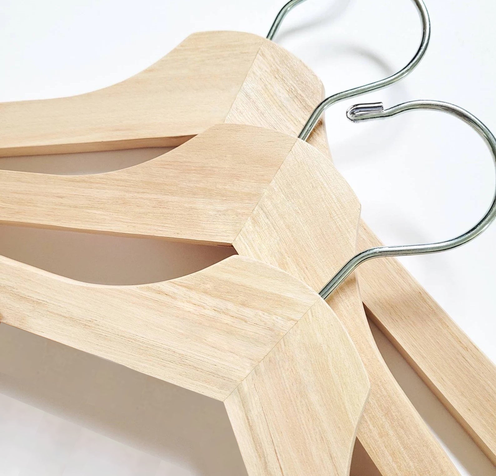 Natural Wooden Dress Shirt Hangers