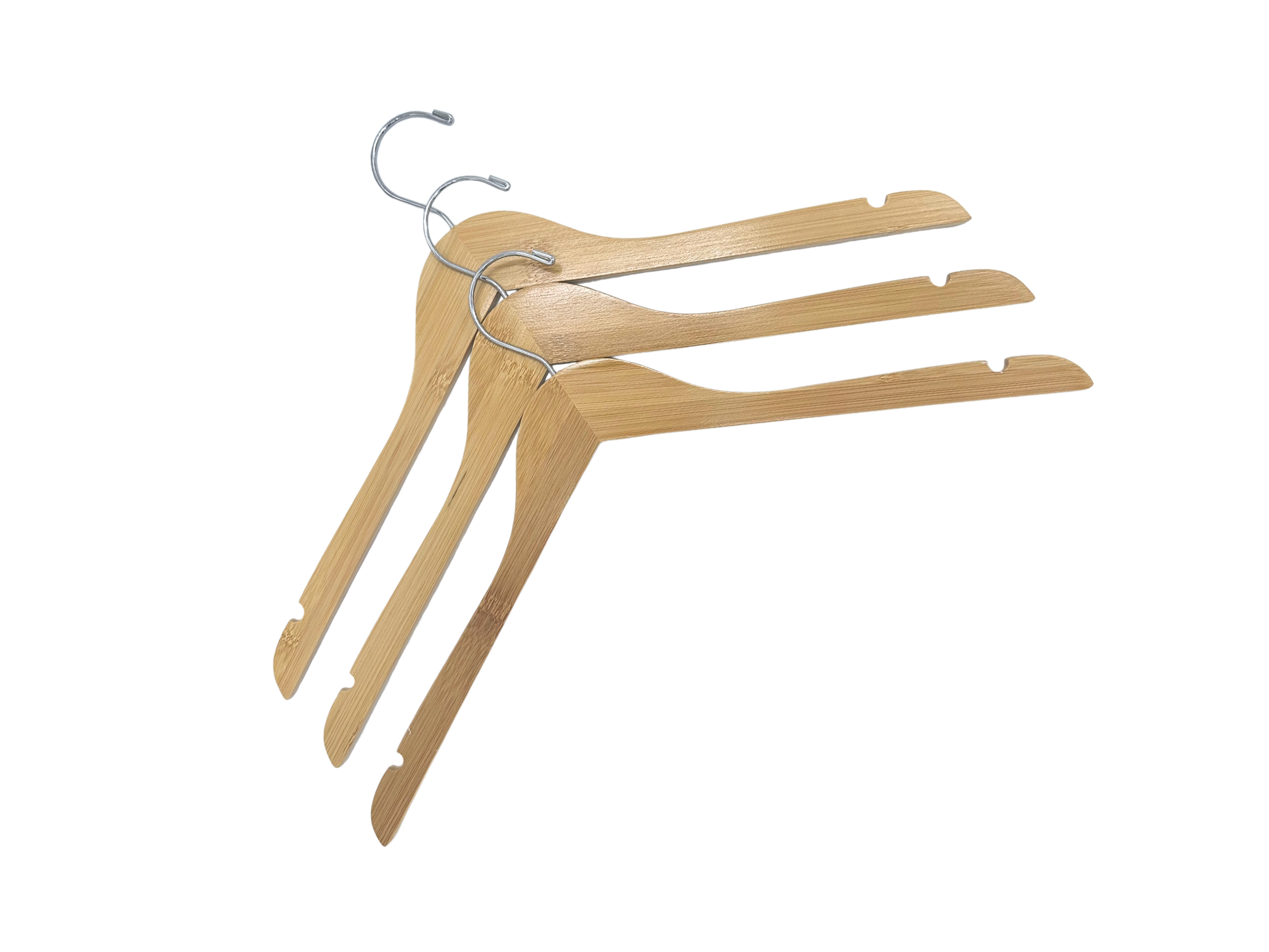 Natural Slim Wooden Clothes Hangers