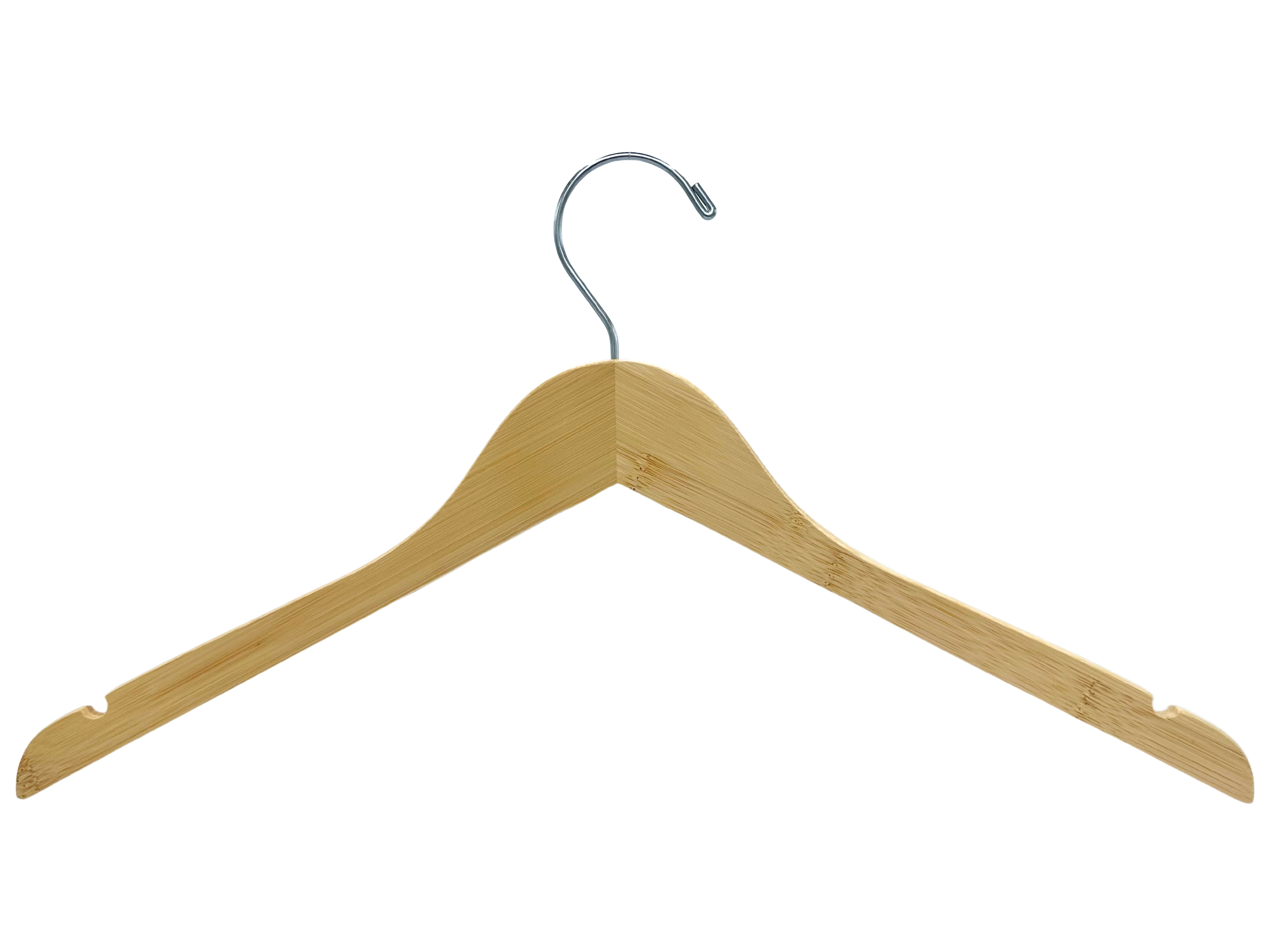 Natural Slim Wooden Clothes Hangers