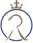 Royal Hangers Logo Gold Crowned Blue Circle With Gold R Shaped Hanger Hook