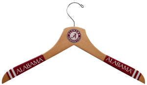Alabama Crimson Tide Natural Wooden Dress Shirt Hangers
