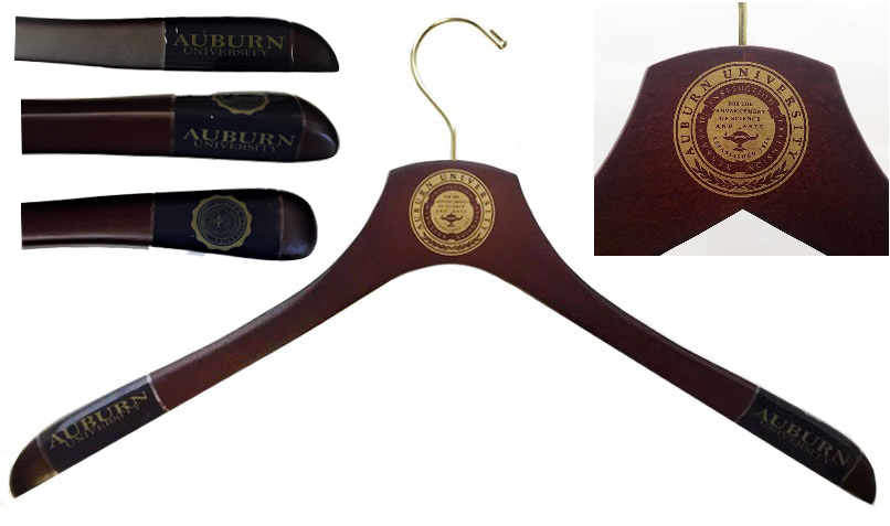 Auburn University Wooden Jacket Hangers