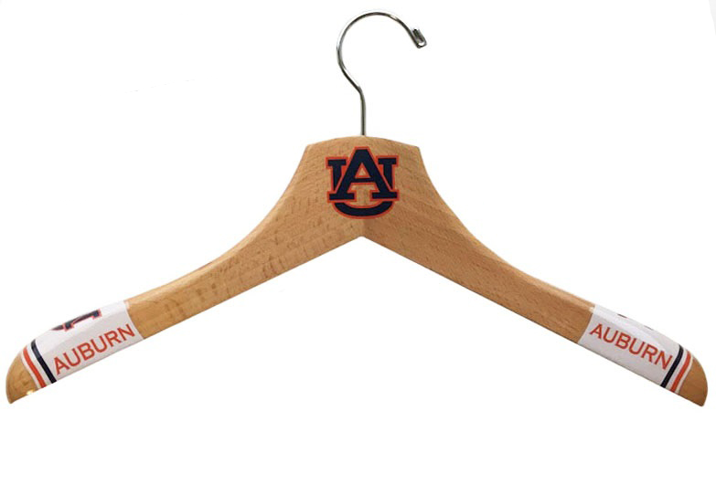 Auburn Tigers Wooden Jacket Hangers