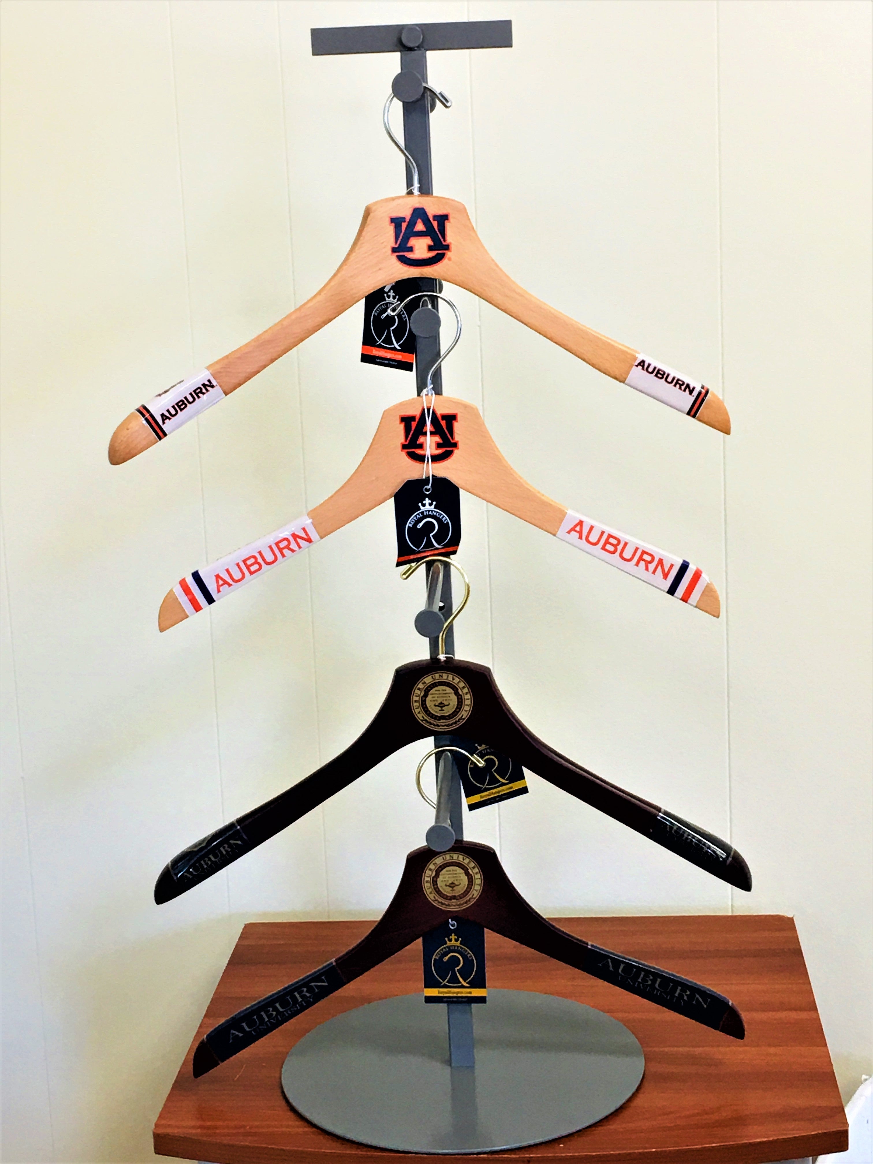 Auburn Tigers Wooden Jacket Hangers