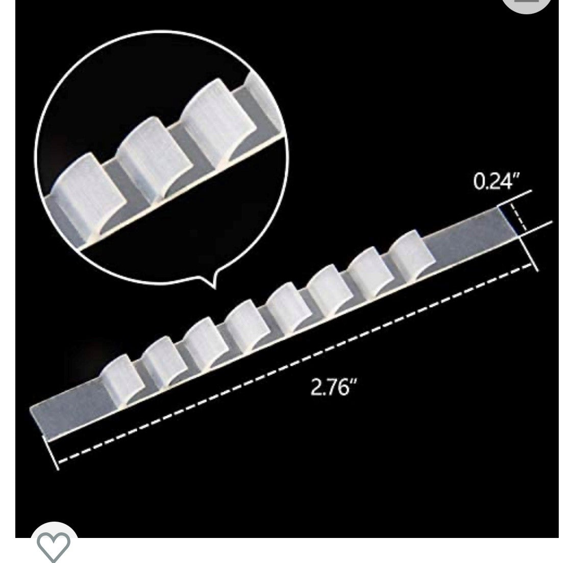Anti-Slip Strips for Wooden Hangers