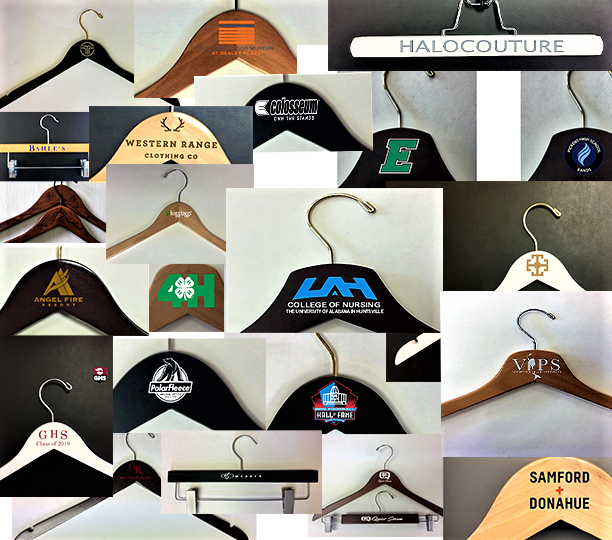 Printed / Engraved / Logo Wooden Hangers