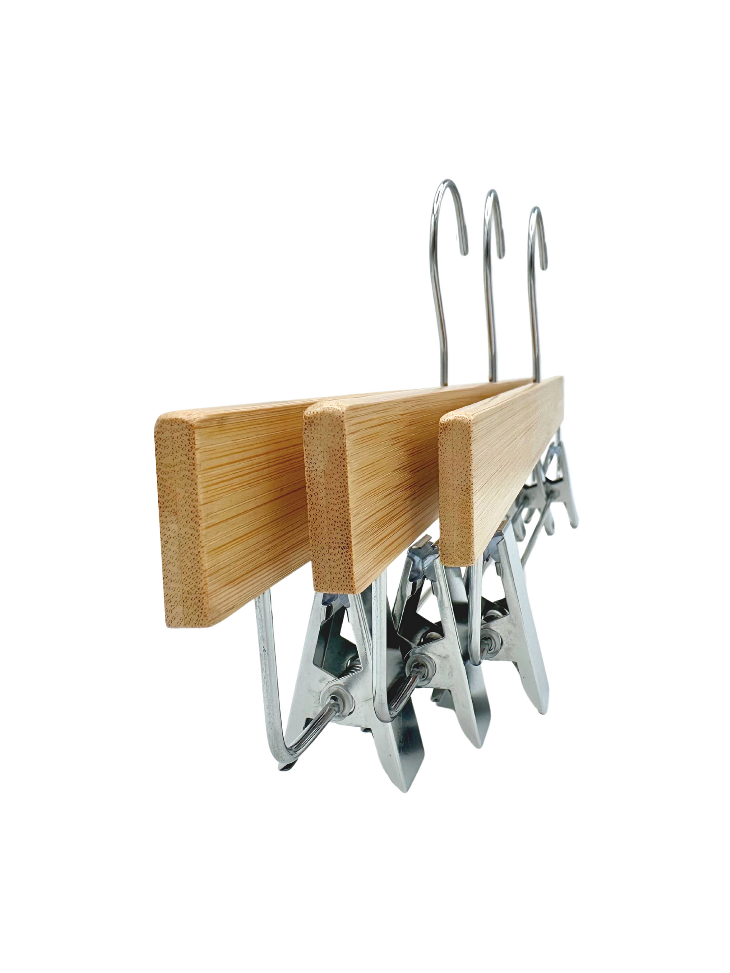 Natural Slim Wooden Bottom Hangers