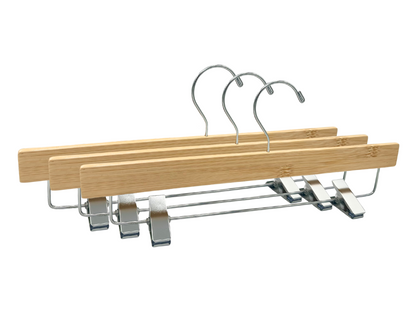 Natural Slim Wooden Bottom Hangers