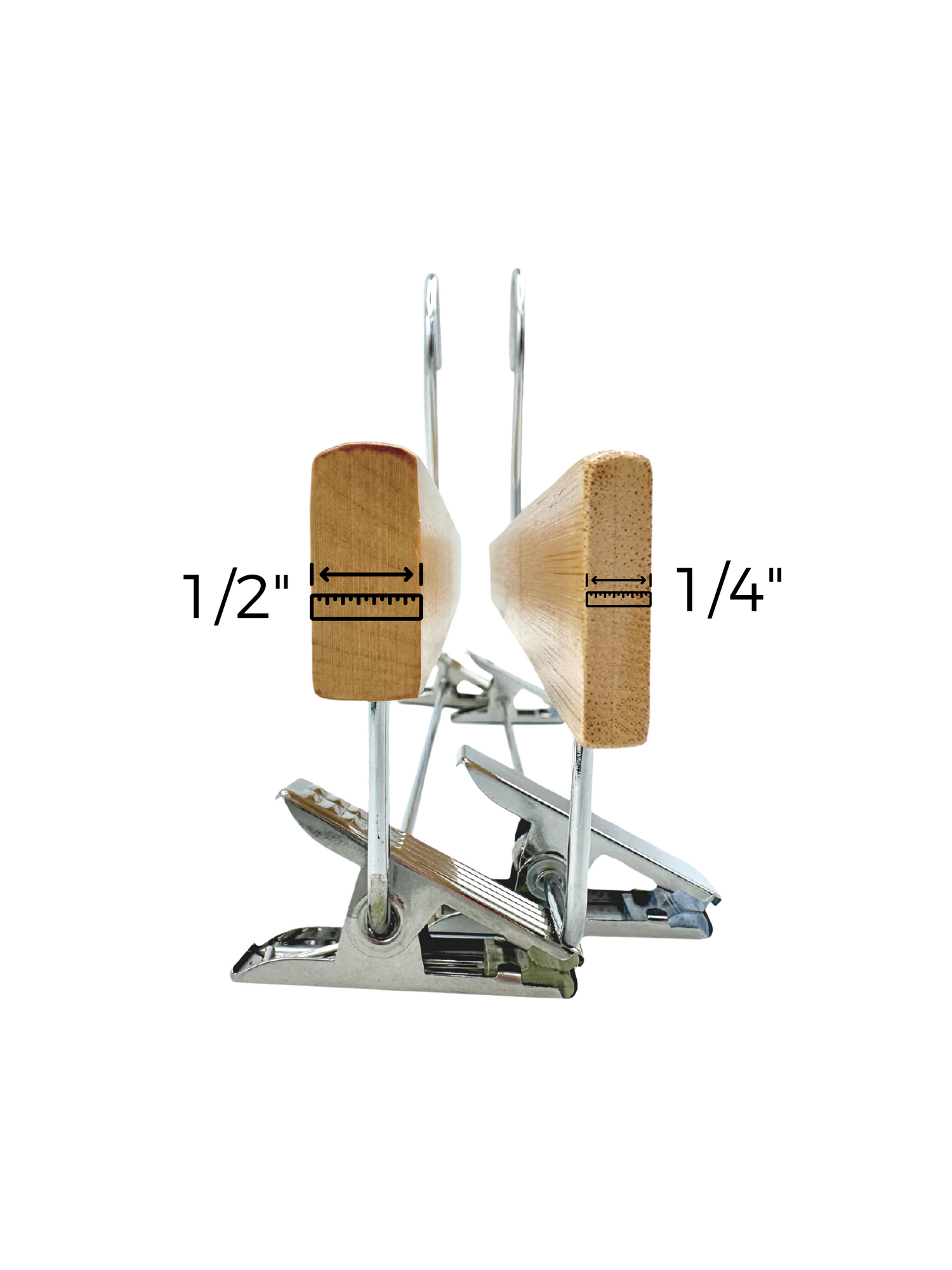 Natural Slim Wooden Bottom Hangers