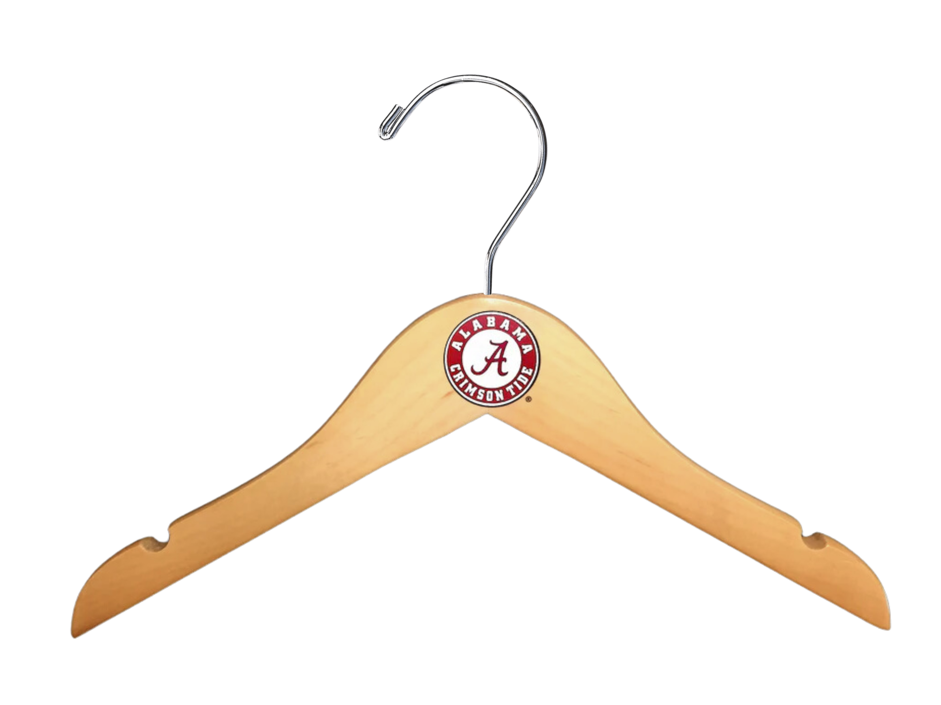 Alabama Crimson Tide Children's White Wooden Hangers –