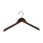 Load image into Gallery viewer, Dark Walnut Quality Wooden Clothes Hangers (No Shoulder Notch)

