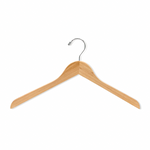 Load image into Gallery viewer, Natural Quality Wooden Clothes Hangers (No Shoulder Notch)
