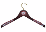 Load image into Gallery viewer, Alabama Crimson Tide Dark Walnut Wooden Dress Shirt Hangers
