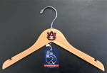 Load image into Gallery viewer, Auburn Tigers Children&#39;s Natural Wooden Hangers
