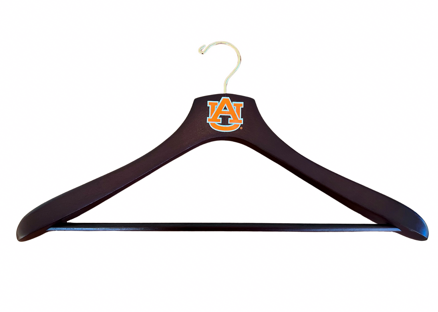 Auburn Tigers Wooden Jacket Hangers with Pant Bar