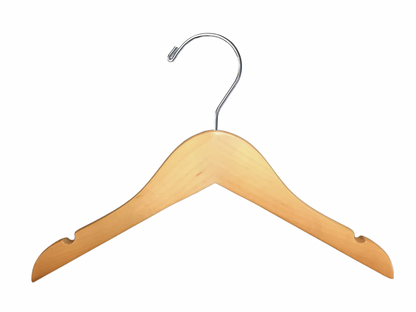 Baby Natural Wooden Clothes Hangers