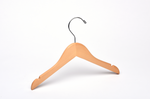 Load image into Gallery viewer, Baby Natural Top &amp; Bottom Mix Wooden Hangers
