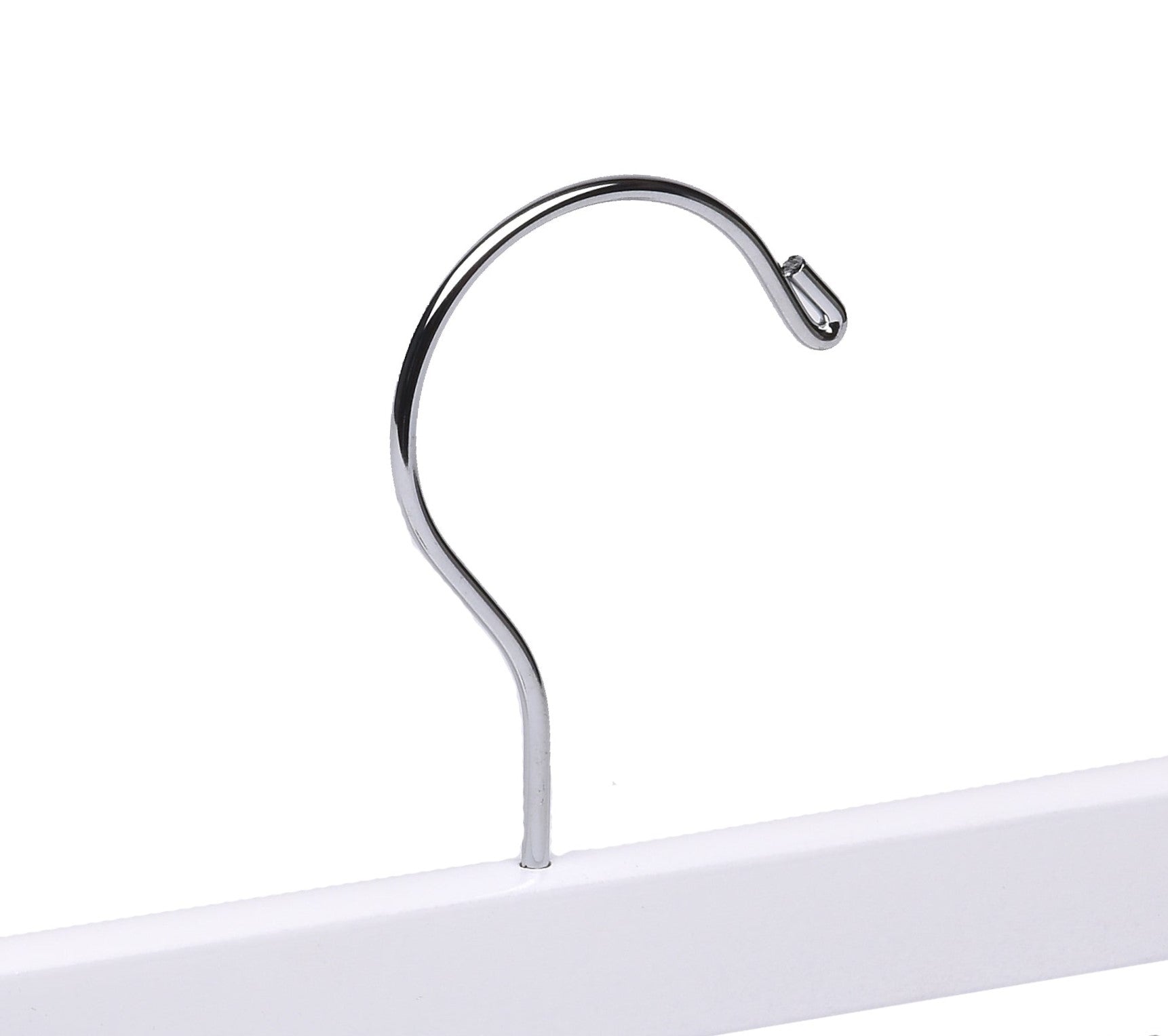 Child & Baby White Wooden Bottom Hangers (Silver or Gold Hardware)