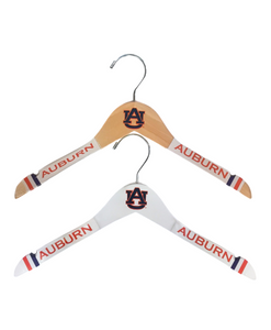 Auburn Tigers Children's White Wooden Hangers