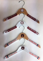 Load image into Gallery viewer, Auburn Tigers Children&#39;s White Wooden Hangers
