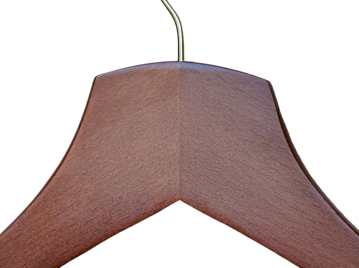 Dark Walnut Wooden Dress Shirt Hangers