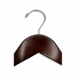 Load image into Gallery viewer, Dark Walnut Quality Wooden Clothes Hangers (No Shoulder Notch)
