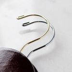 Load image into Gallery viewer, Royal Heirloom Dark Walnut Wooden Clothes Hangers (Silver or Gold Hook)
