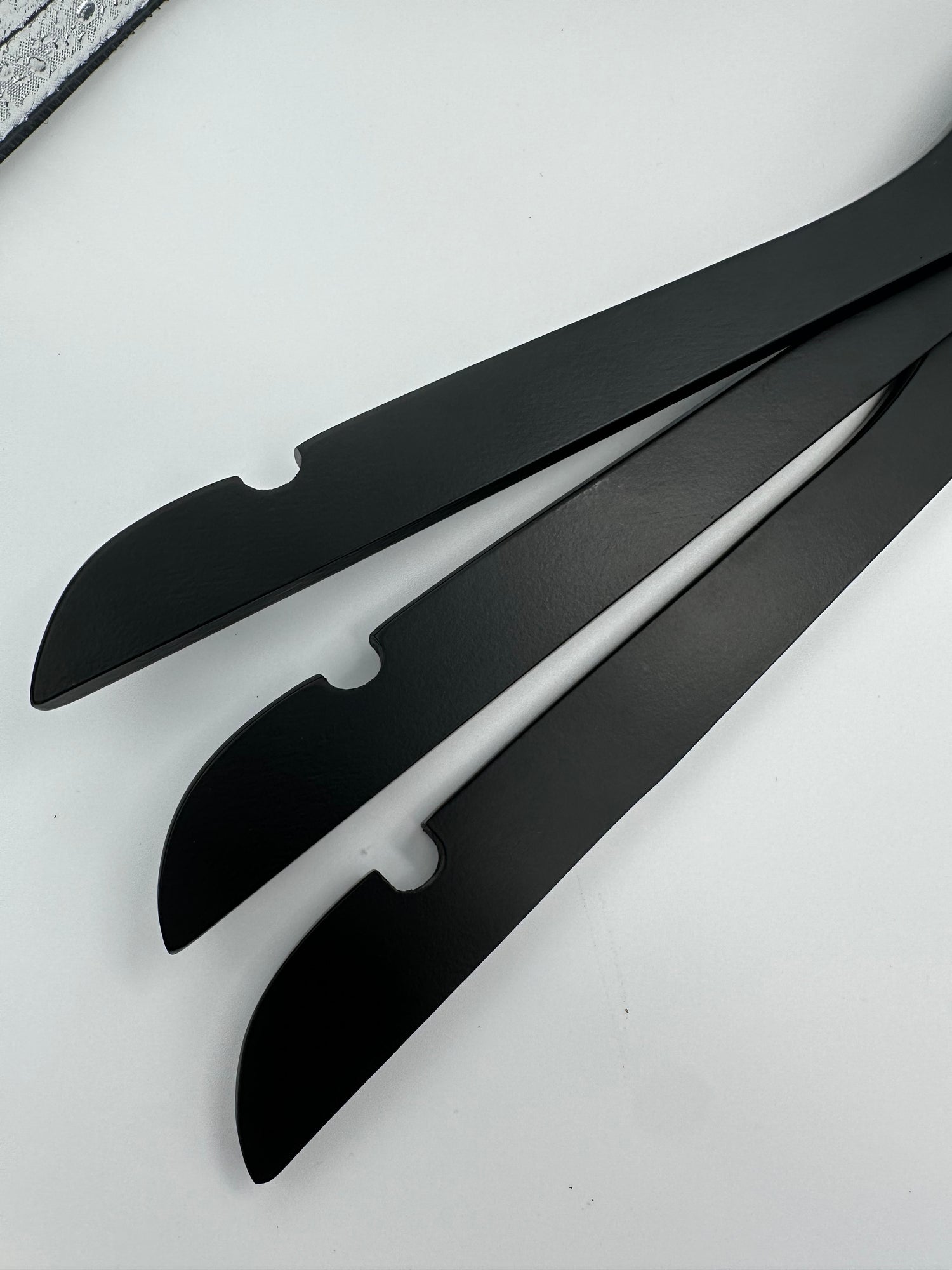 Matte Black Slim Wooden Clothes Hangers