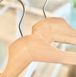 Load image into Gallery viewer, Natural Luxury Wooden Dress Shirt Hangers
