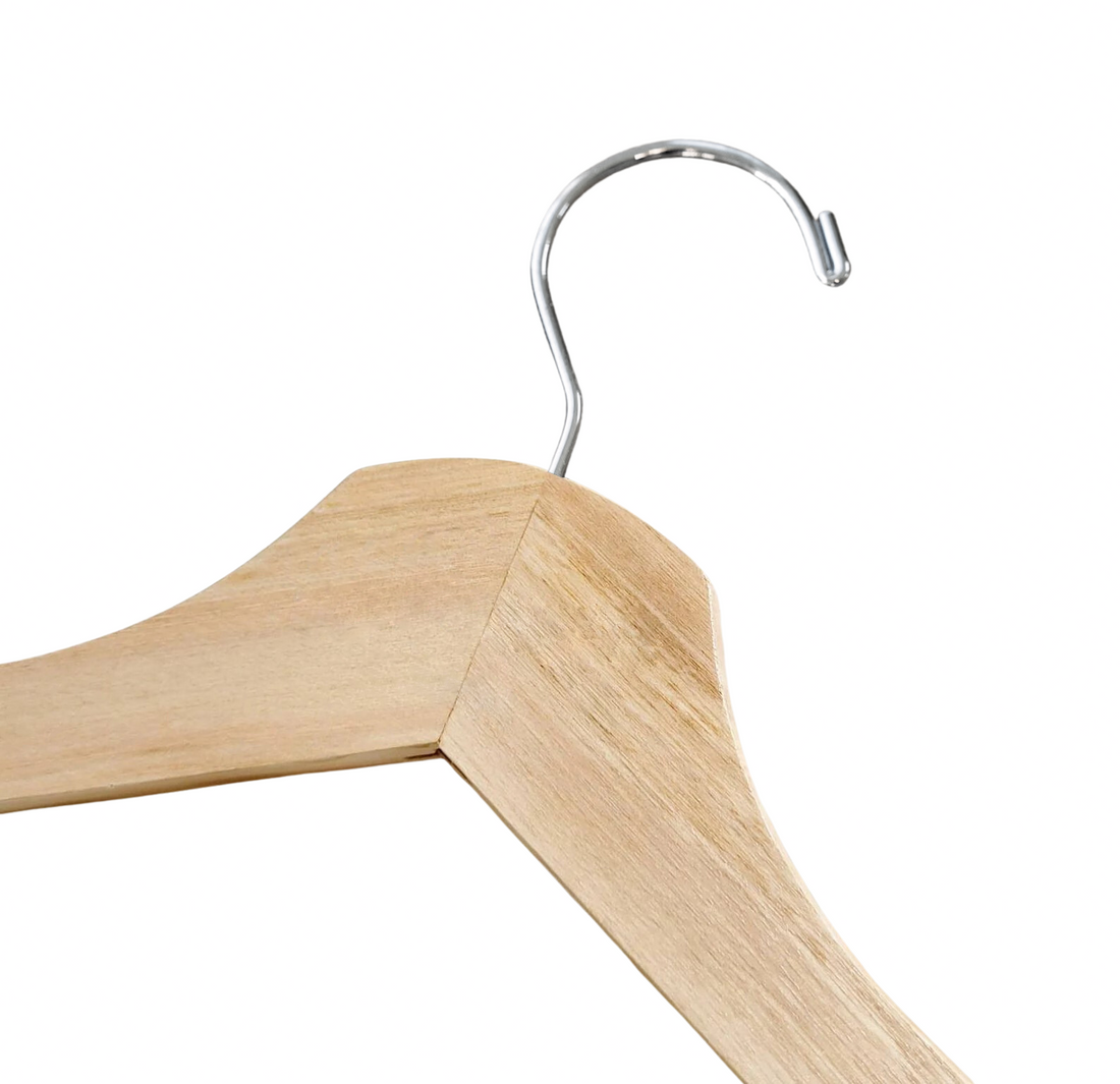 Natural Wooden Dress Shirt Hangers