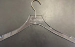 Load image into Gallery viewer, Clear Acrylic Premium Clothes Hangers with Gold Hook
