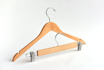 Load image into Gallery viewer, Natural Wooden Top &amp; Side Clip Bottom Hangers Mix
