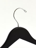Load image into Gallery viewer, Matte Black Premium Wooden Combination Hangers
