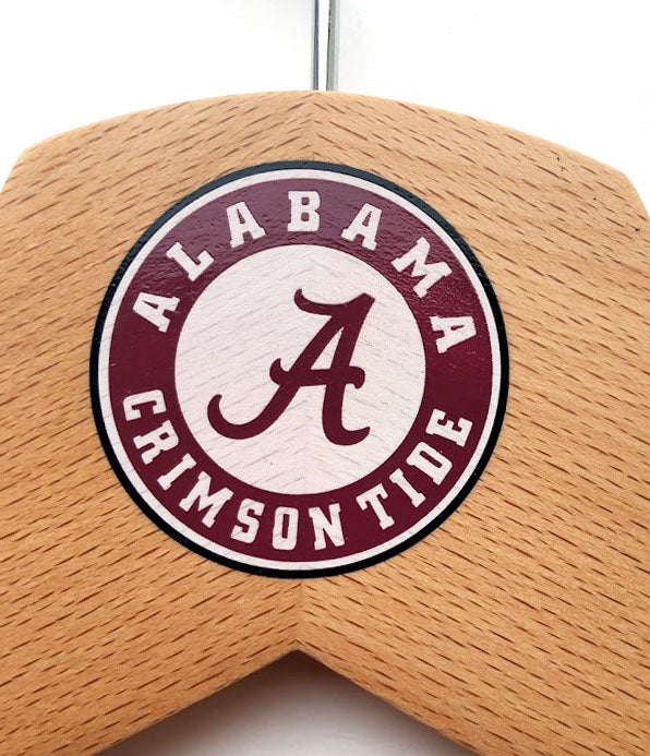 Alabama Crimson Tide Wooden Jacket Hangers