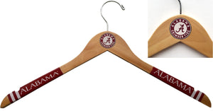 Alabama Crimson Tide Natural Wooden Hangers