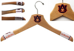 Load image into Gallery viewer, Auburn Tigers Natural Wooden Deluxe Jacket Hangers
