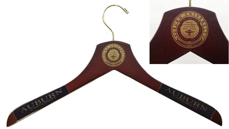 Auburn University Wooden Dress Shirt Hangers