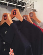 Load image into Gallery viewer, Auburn Tigers Natural Wooden Deluxe Shirt Hangers
