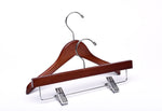 Load image into Gallery viewer, Baby Light Walnut Top &amp; Bottom Wooden Hangers Mixed Pack
