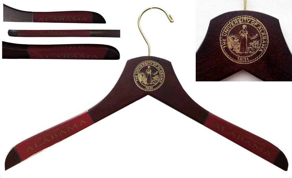 The University of Alabama Wooden Dress Shirt Hangers