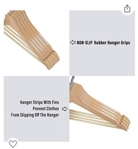Anti-Slip Strips for Wooden Hangers
